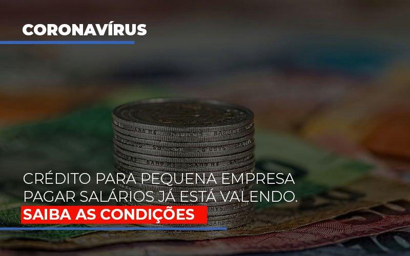 Credito Para Pequena Empresa Pagar Salarios Ja Esta Valendo - Contabilidade no Rio de Janeiro | C³ Inteligência